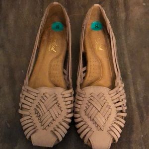 Natural Soul Woven Huarache Flats